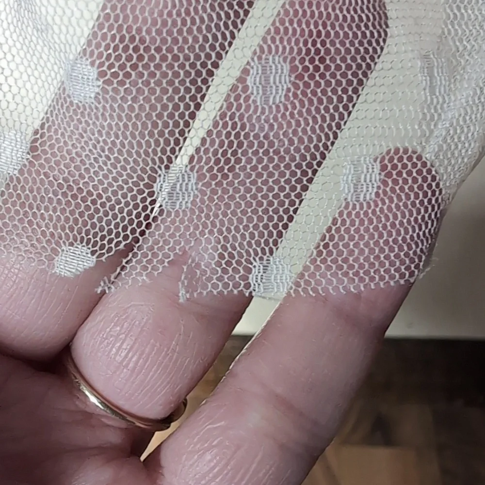 Lulu's Polka Dot Sheer Teired Maxi Dress - Picture 6 of 9